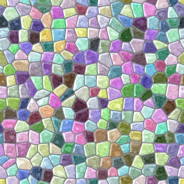 Пастельний повнокольоровий безшовний мозаїчний візерунок текстури фону з сірою затіркою — стокове фото