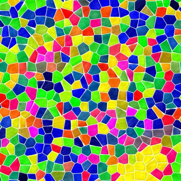Infra vollfarbige Mosaik Muster Textur Hintergrund mit weißem Fugenmörtel — Stockfoto