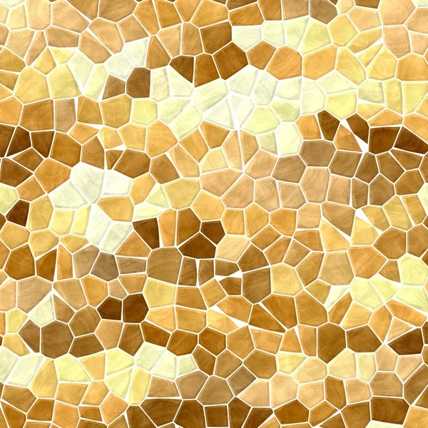 Natural brown beige mosaic pattern texture background with white grout — Stock Photo, Image