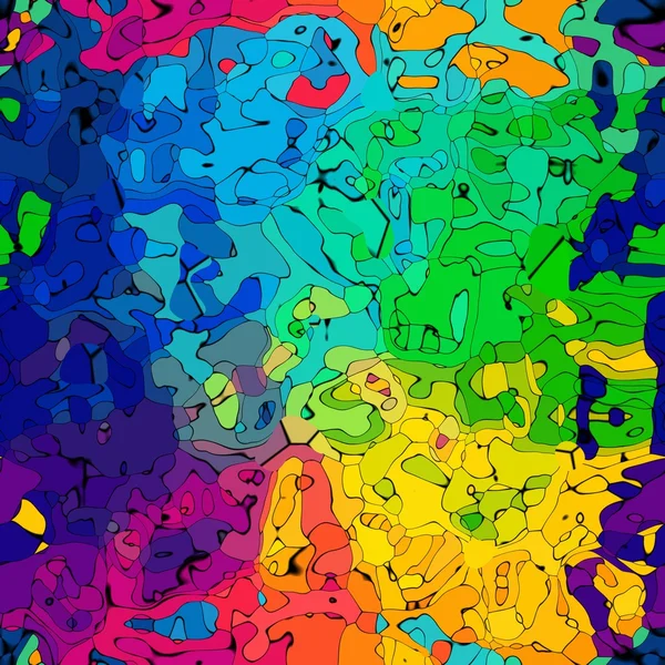 Abstraktní moderní plné barevné spektrum duhy skvrnitý vzor bezešvé textury pozadí — Stock fotografie