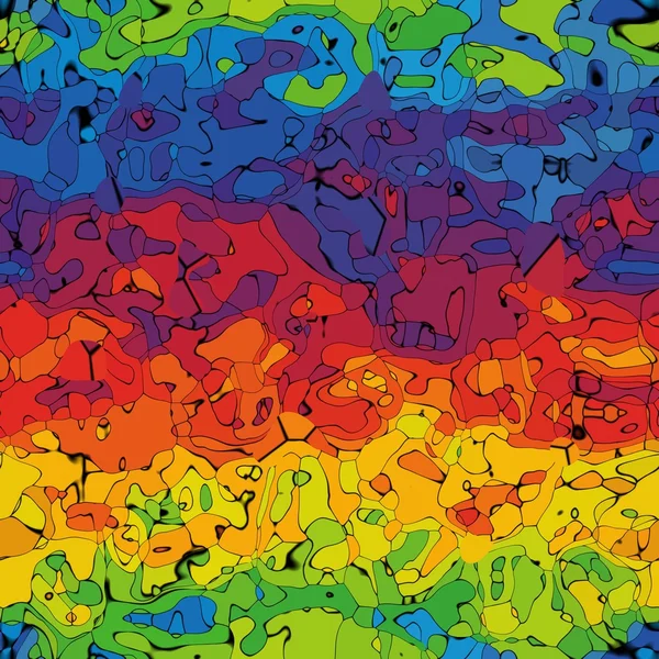 Abstrakte moderne horizontale Regenbogenspektrum getupft nahtlose Muster Textur Hintergrund — Stockfoto