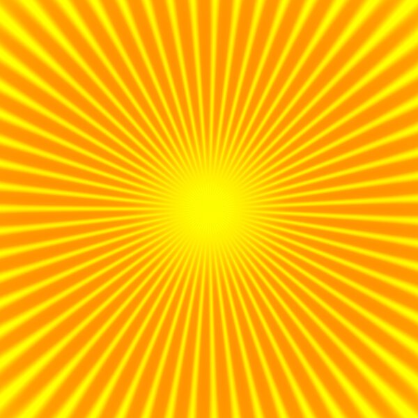 летние солнечные лучи рисунок текстуры фона - желтый и оранжевый цвета
