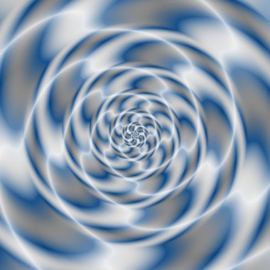 sihirli mavi ve gümüş saten perdelik girdap arka plan