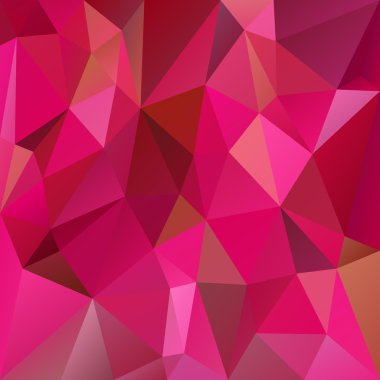 pembe Pembe renklerde üçgen desenli vektör soyut düzensiz poligon arka plan