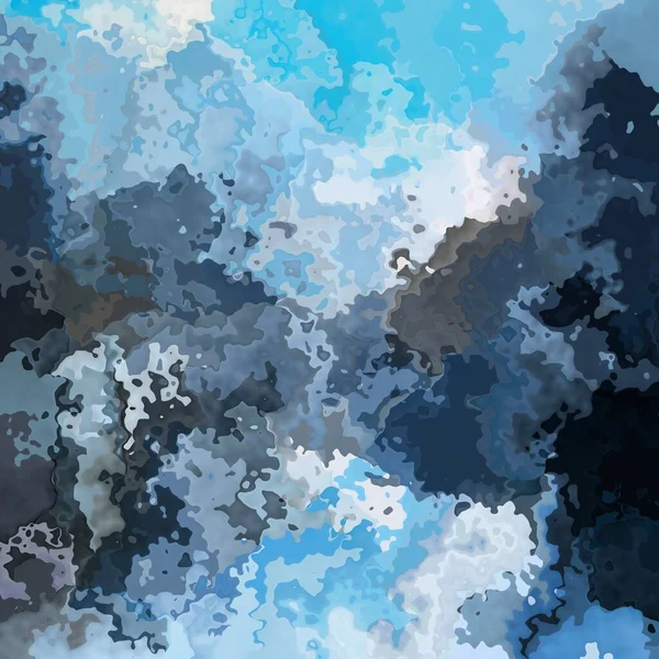 Abstracto Manchado Patrón Textura Cuadrado Fondo Cielo Azul Pizarra Gris — Foto de Stock