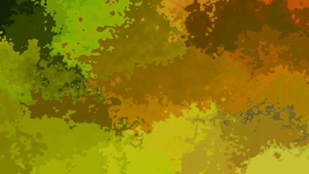 Абстрактний Анімований Твіст Подвійним Вітражем Повний Безшовний Цикл Відео Акварельний — стокове відео
