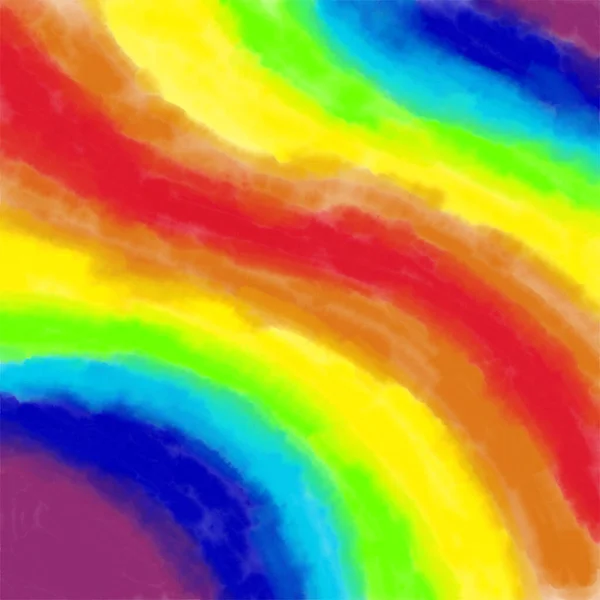 Aquarell Abstrakt Künstlerische Muster Textur Hintergrund Lebendige Regenbogen Farbspektrum Diagonal — Stockfoto