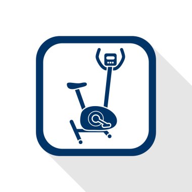kare mavi simge hometrainer Kırtasiye Bisiklet