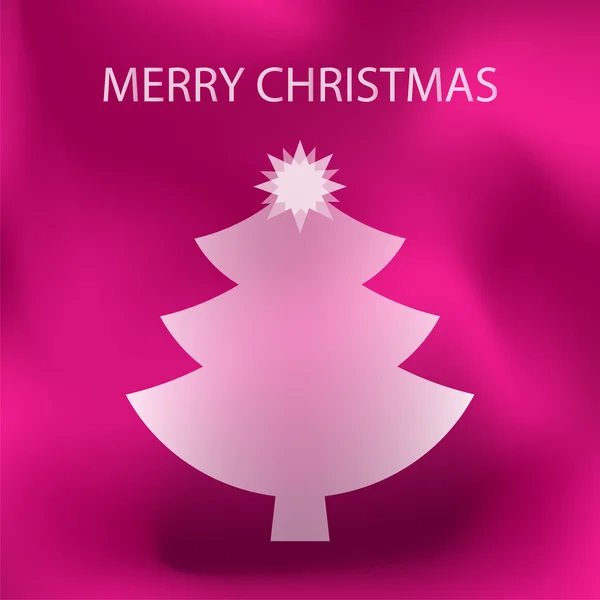 Pink merry christmas — Stock Vector