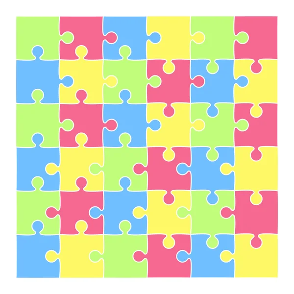 Vektorové pozadí puzzle — Stockový vektor