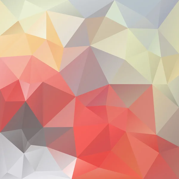 Vector background triangular design in pastel love infantil colors — Stock Vector