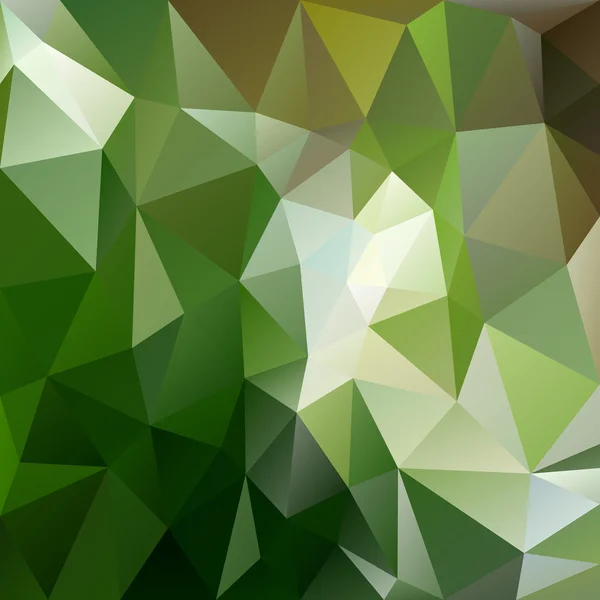 Fond vectoriel design triangulaire dans les couleurs de la forêt verte — Image vectorielle