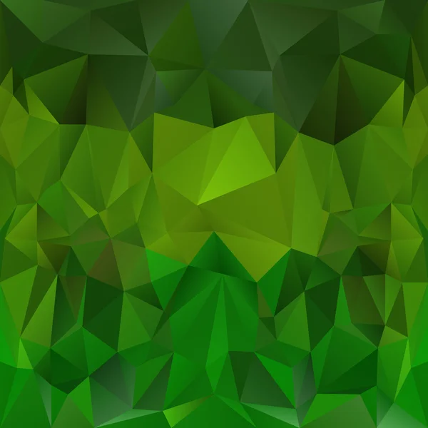 Vektor polygonaler Hintergrund dreieckiges Design in natürlichen Farben - dunkelgrün — Stockvektor