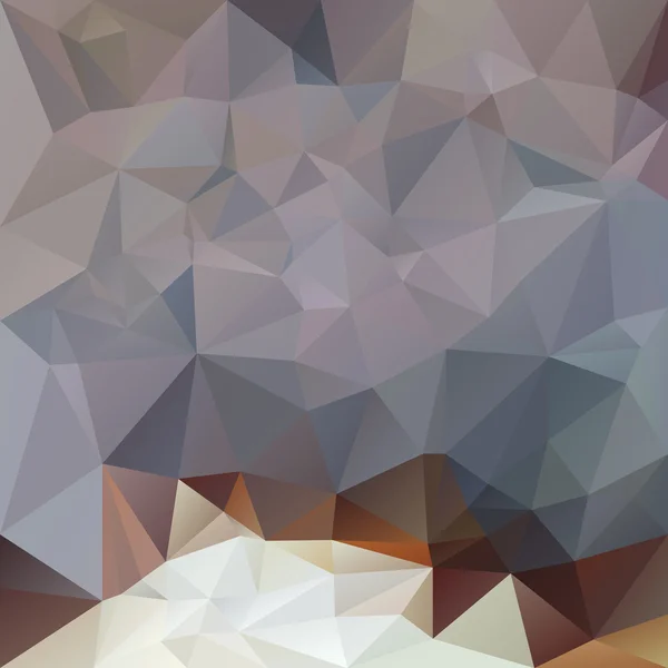 Vector polygonal background pattern - triangular design in opal colors - gray, brown, white — ストックベクタ
