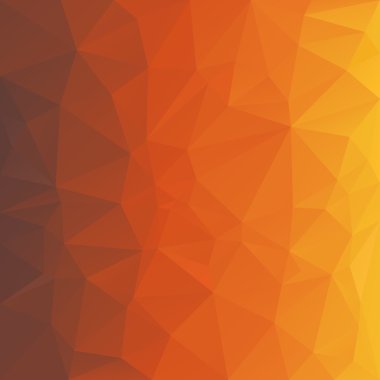 Vektör tatlım renklerde - poligonal arka plan üçgen dizayn kahverengi, turuncu, sarı
