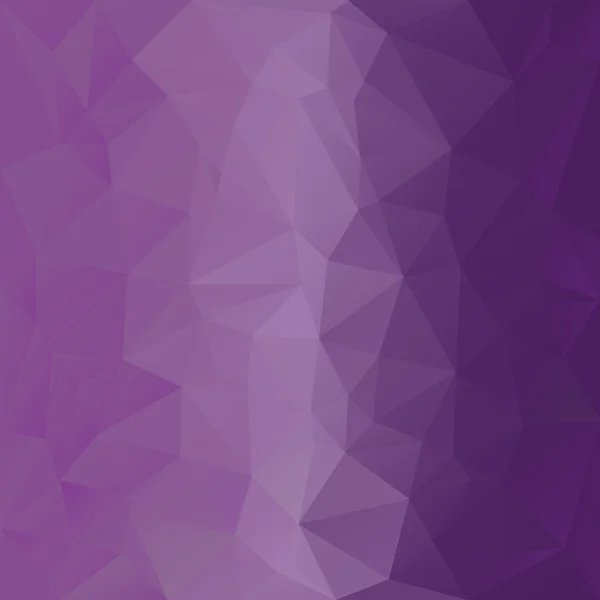 Fondo poligonal vectorial con patrón - diseño triangular en colores violeta - púrpura — Vector de stock