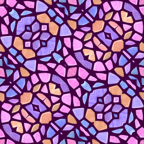 Pastelowy kolor mozaiki wzór tekstury — Zdjęcie stockowe