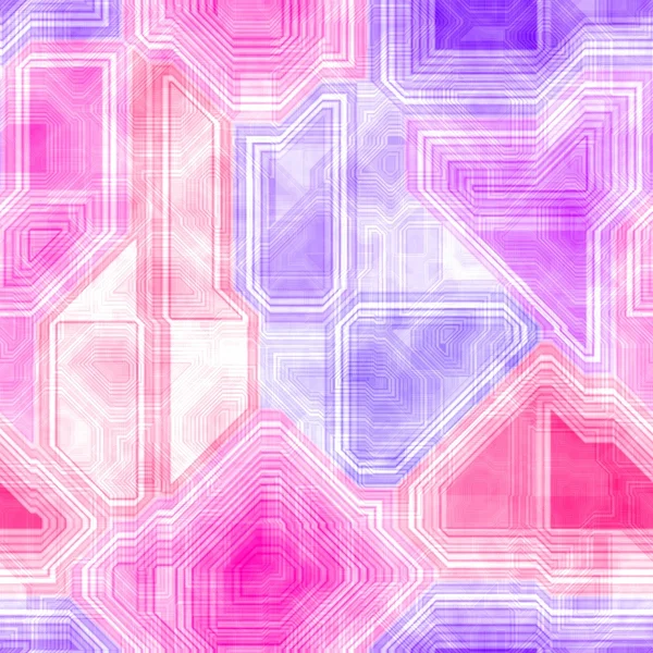 추상적인 기하학적 핑크 보라색 원활한 패턴 질감 배경 — 스톡 사진