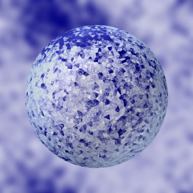 buz kış küre Dikişsiz desen doku arka plan