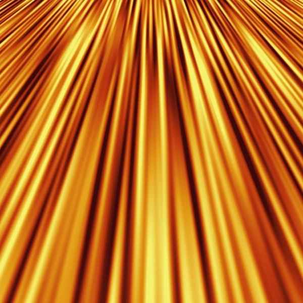 Perspective gold strips rays pattern texture — Stock Photo, Image