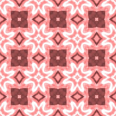 eski Pembe çiçek geometrik Dikişsiz desen doku