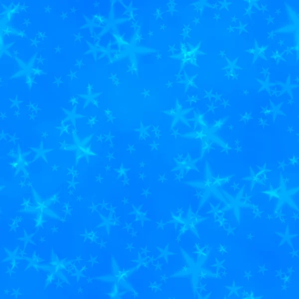 Blauer Himmel Sterne Bokeh nahtlose Muster Textur — Stockfoto