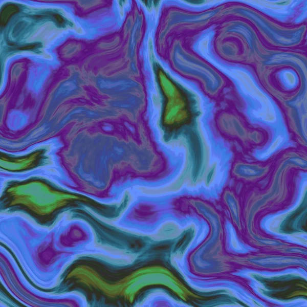 Mor mavi yeşil soyut boyalı desen doku — Stok fotoğraf