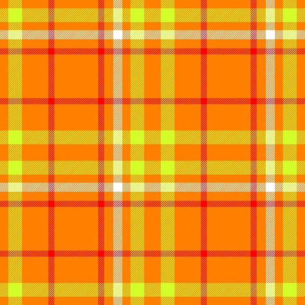 Oranje geel geruite diamant tartan geruite naadloze patroon textuur — Stockfoto