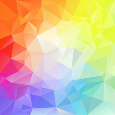 düzensiz mozaik desen ile vektör çokgen arka plan