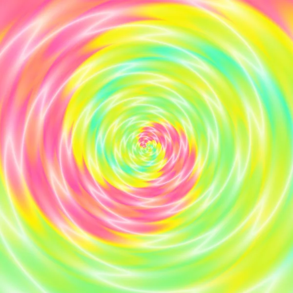 Pastell färg rosa grön gul spiral mönster textur bakgrund — Stockfoto
