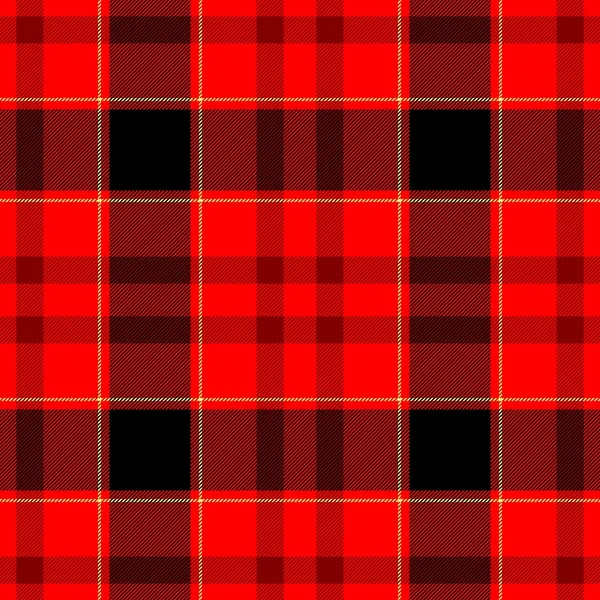 Röd svart skotska check diamond tartan rutigt tyg seamless mönster textur bakgrund — Stockfoto