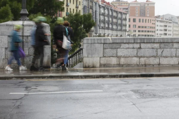 Városi Környezetben Sétáló Emberek — Stock Fotó