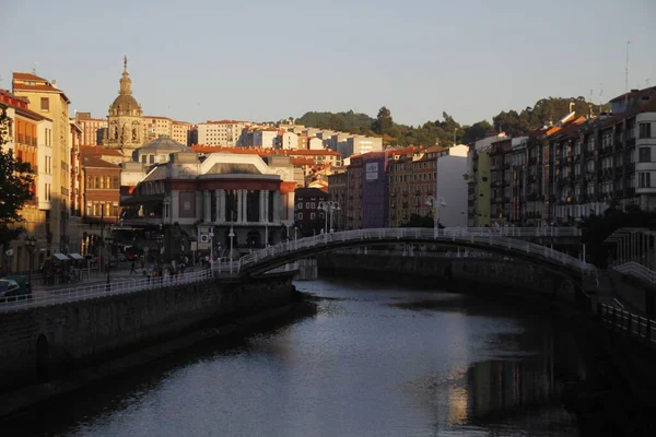 Stadsgezicht Bilbao Spanje — Stockfoto
