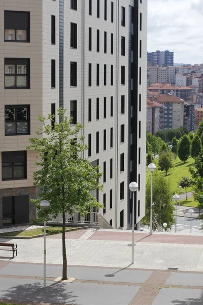 Урбанизация Городе Бильбао Испания — стоковое фото