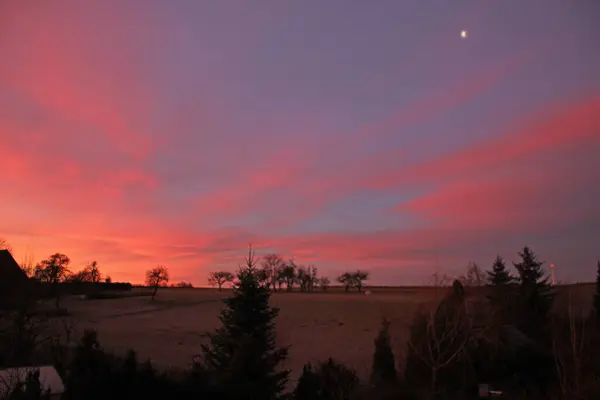 夕方の曇天の眺め — ストック写真