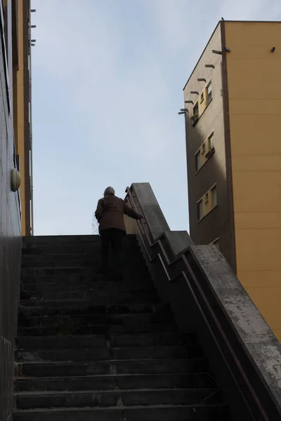 Şehir Ortamında Merdivenler — Stok fotoğraf