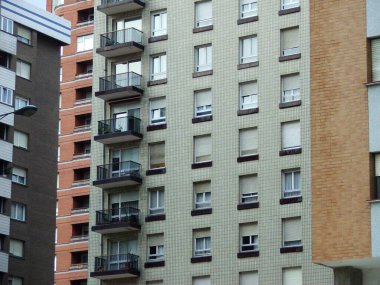 Bilbao şehrindeki şehir manzarası