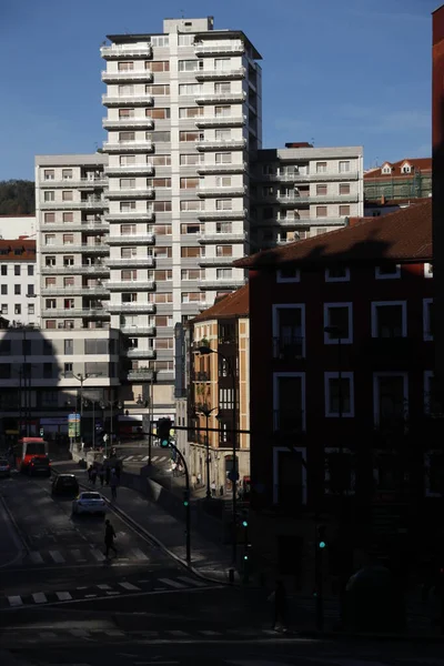 Bilbao Şehrindeki Şehir Manzarası — Stok fotoğraf