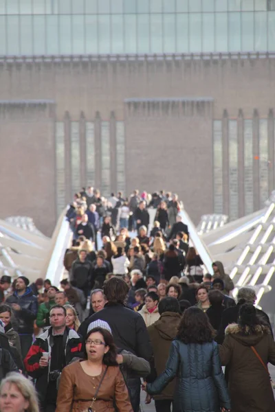 Les Gens Dans Centre Londres — Photo