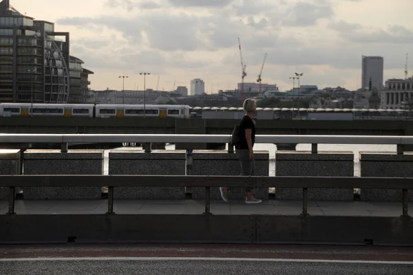 Люди Центрі Лондона — стокове фото