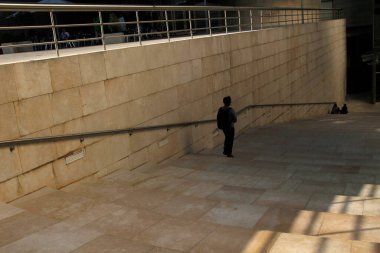 İspanya 'nın Bilbao şehrindeki insanlar