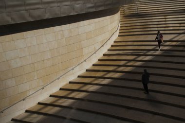 İspanya 'nın Bilbao şehrindeki insanlar