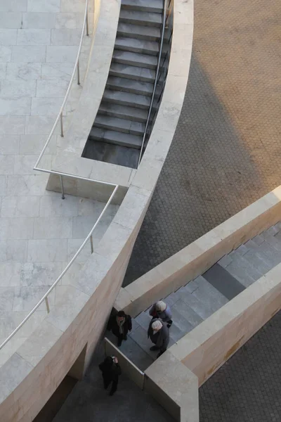 Gente Caminando Por Centro Bilbao — Foto de Stock