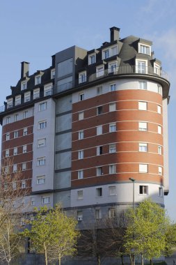 Bilbao şehrinin şehir manzarası