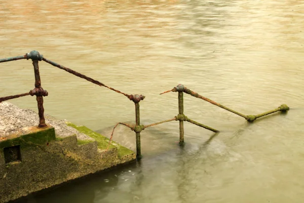 Вид Річку Більбао — стокове фото