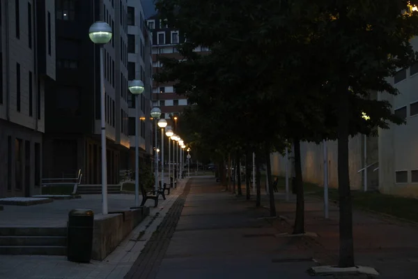 Linternas Entorno Urbano — Foto de Stock