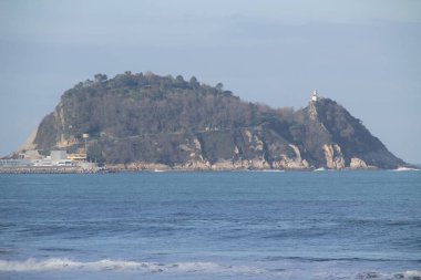 Bask Ülkesi kıyısı manzarası