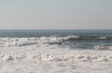 Bask Ülkesi kıyısı manzarası