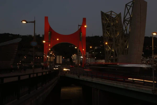 Мост Через Устье Бильбао — стоковое фото