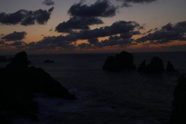 Kuzey İspanya kıyılarının manzarası